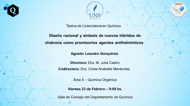 Afiche Presentación Tesina - Agustin Gonçalves