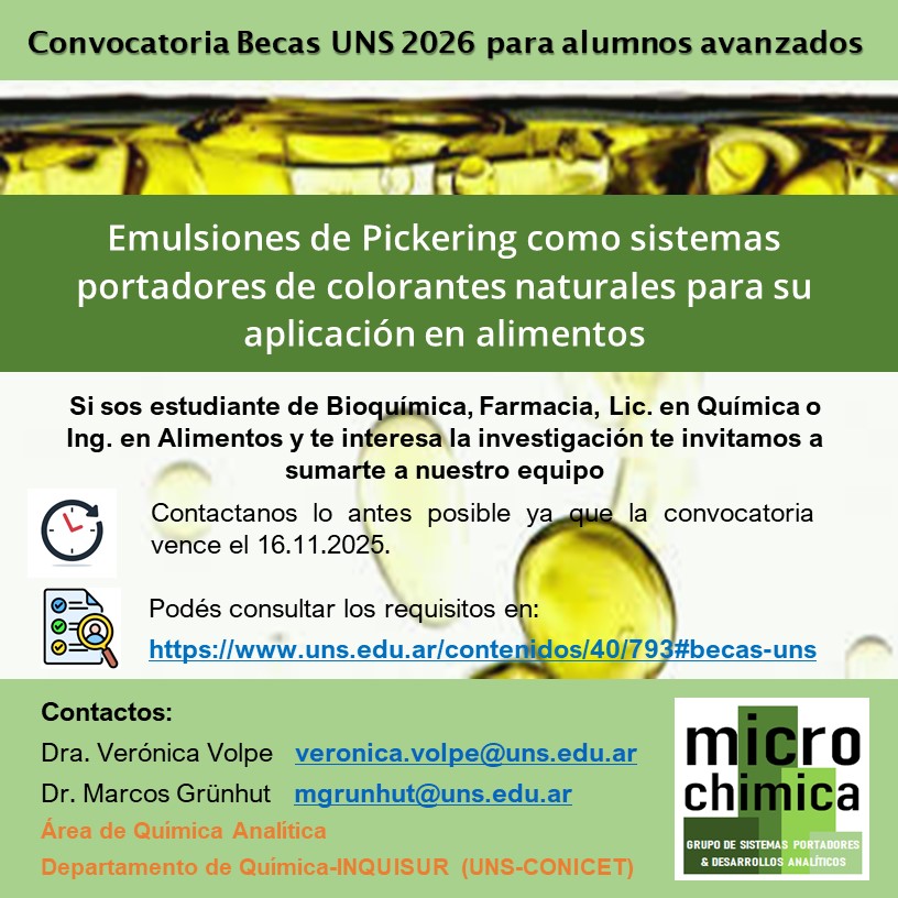 Flyer convocatoria alumnos avanzados Volpe-Grünhut